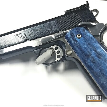 Powder Coating: Graphite Black H-146,GunCandy,1911,Pistol,HIGH GLOSS ARMOR CLEAR H-300,Colt