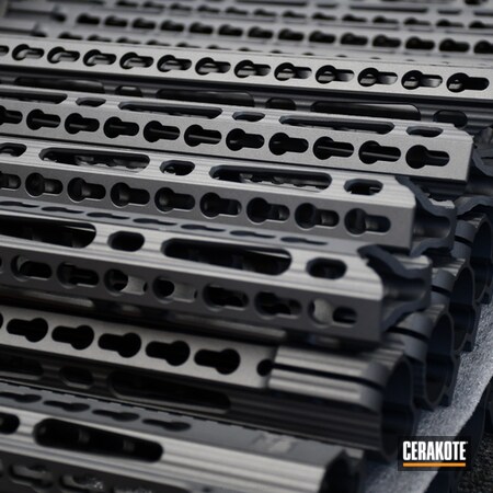 Powder Coating: Production,Handguards,Tactical Grey H-227,Solid Tone