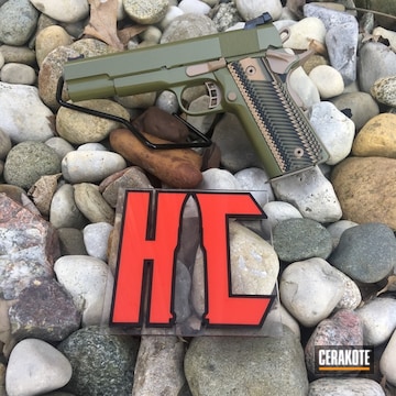 Cerakoted Custom 1911 Handgun
