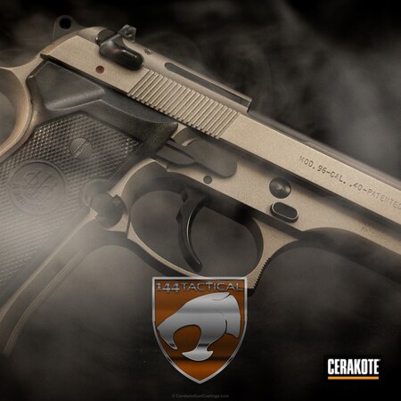 Powder Coating: Pistol,Beretta,Gun Metal Grey H-219