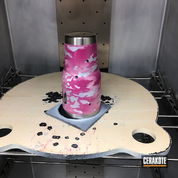 Cerakoted Custom Cup In A Pink Multicam Finish