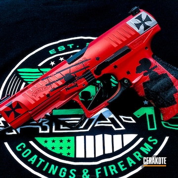 Cerakoted Snoopy Themed Finish On This Walther Handgun