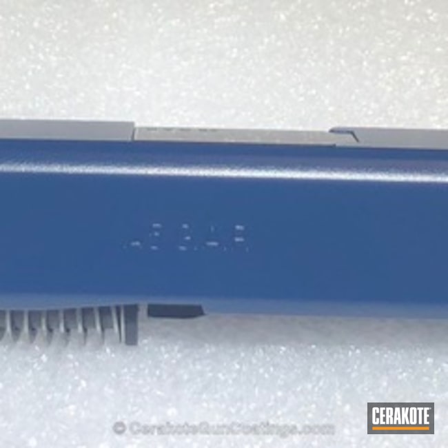 Cerakoted: KEL-TEC® NAVY BLUE H-127,Glock,Slide