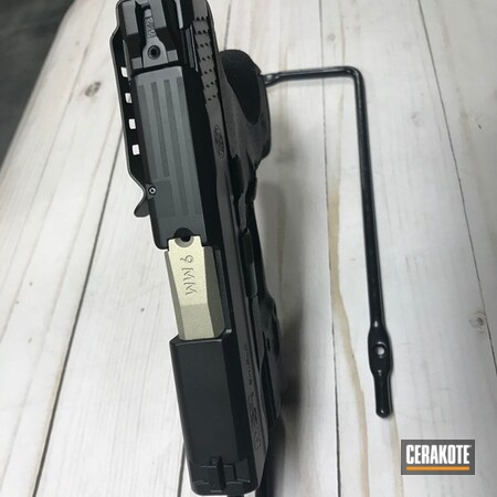 Powder Coating: Graphite Black H-146,Bright Nickel H-157,Smith & Wesson,M&P Shield,Pistol