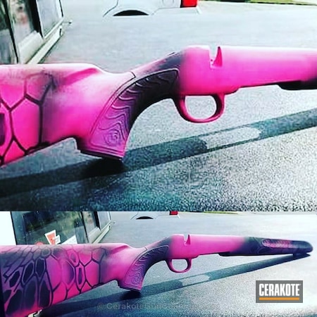 Powder Coating: Rifle Stock,Prison Pink H-141,Kryptek