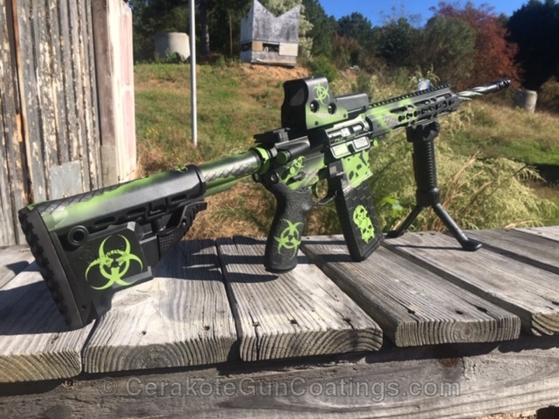 Apocalypse Themed Tactical Rifle by WEB USER | Cerakote