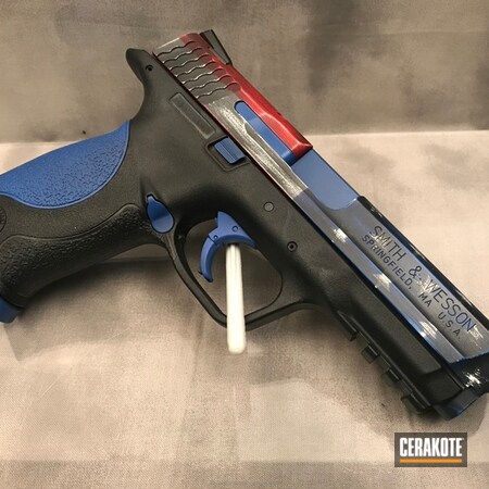 Powder Coating: Smith & Wesson M&P,Bright White H-140,Smith & Wesson,Graphite Black H-146,Distressed,NRA Blue H-171,Pistol,USMC Red H-167,American Flag,Distressed American Flag