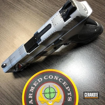 Cerakoted Warbird Themed Smith & Wesson M&p Handgun