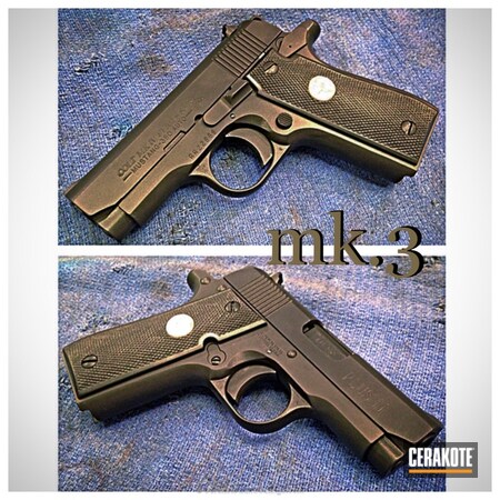 Powder Coating: Graphite Black H-146,Pistol,Colt