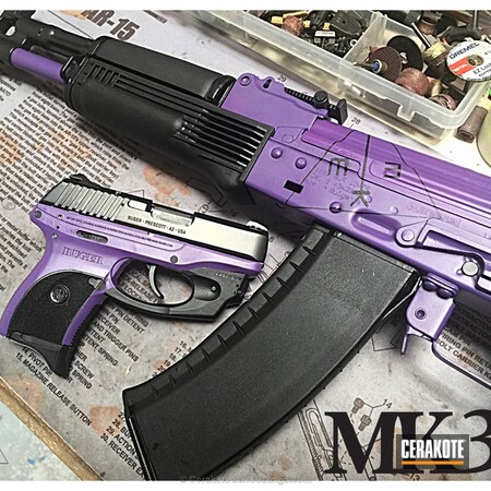 Powder Coating: Matching Set,AK-47,Wild Purple H-197,Ruger