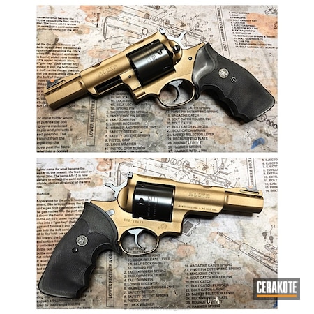 Powder Coating: Two Tone,Revolver,Ruger,Burnt Bronze H-148