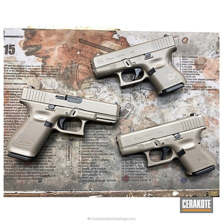 Powder Coating: Graphite Black H-146,Glock,Pistols