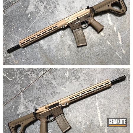 Powder Coating: Two Tone,DESERT SAND H-199,Savage Arms,Tactical Rifle,Patriot Brown H-226