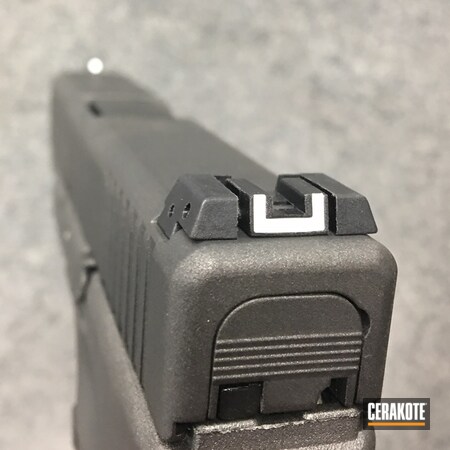 Powder Coating: Glock,Pistol,Glock 27,Color Fill,Cobalt H-112,Tungsten H-237