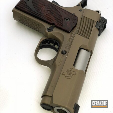 Powder Coating: Graphite Black H-146,1911,Pistol,STI,STI Escort,MAGPUL® FLAT DARK EARTH H-267