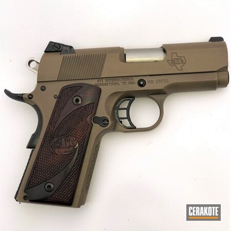 Powder Coating: Graphite Black H-146,1911,Pistol,STI,STI Escort,MAGPUL® FLAT DARK EARTH H-267