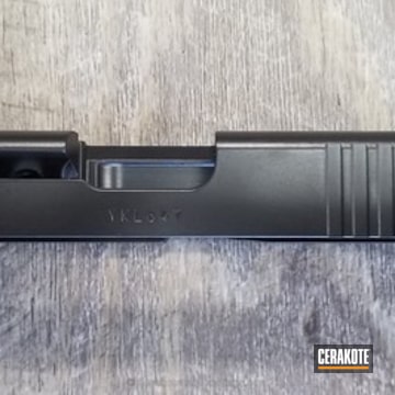 Cerakoted Glock Slide In H-146 Graphite Black