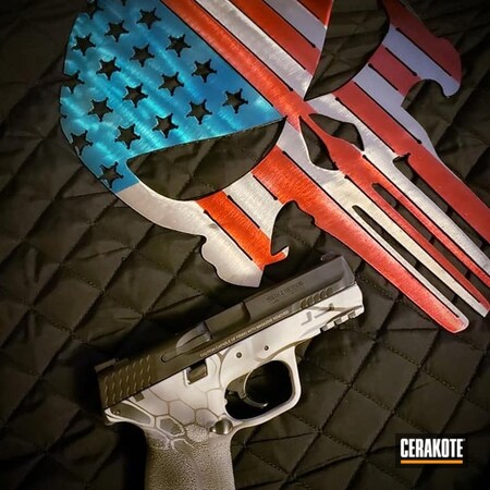Powder Coating: Graphite Black H-146,Smith & Wesson,Pistol,BATTLESHIP GREY H-213,Sniper Grey H-234,Kryptek