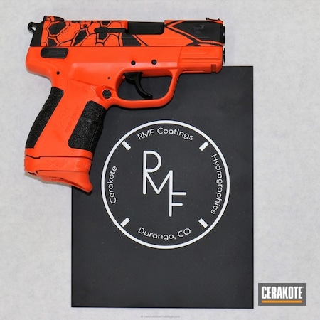 Powder Coating: Hunter Orange H-128,Graphite Black H-146,Pistol,Kryptek