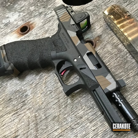 Powder Coating: Graphite Black H-146,Glock,Pistol,Tungsten H-237,Burnt Bronze H-148,Stippled,Splinter Camo,Glock 17