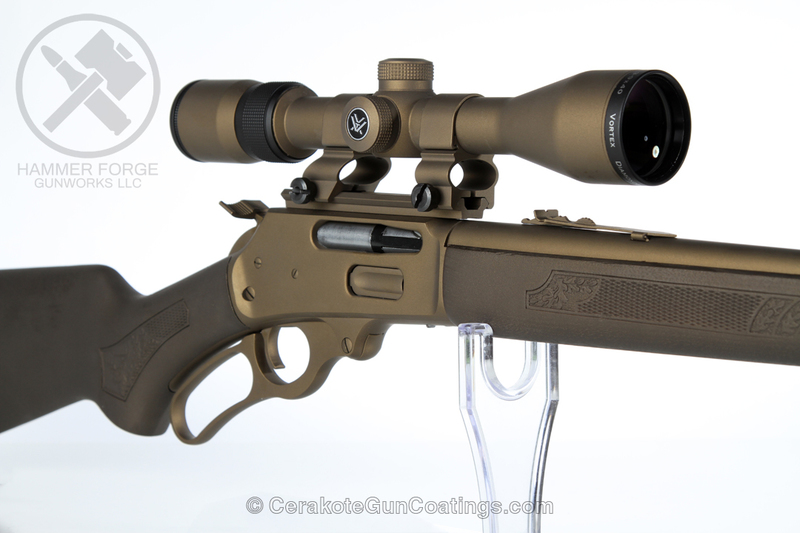 Lever Action Hunting Rifle done in H-148 Burnt Bronze by PAUL KEYS ...