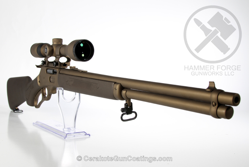 Lever Action Hunting Rifle done in H-148 Burnt Bronze by PAUL KEYS ...