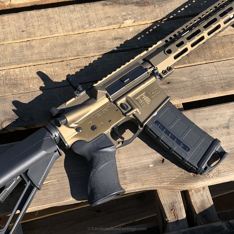 Diamondback Firearms Rifle in a Two Tone Graphite Black and Burnt ...