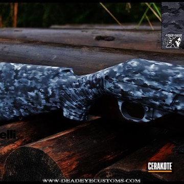 Cerakoted Benelli Shotgun In A Custom A-tac Ghost Camo