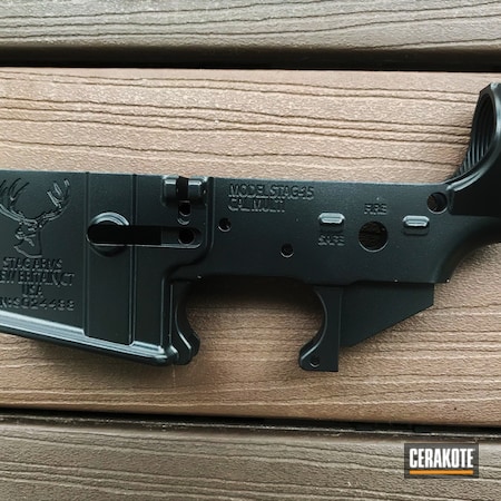 Powder Coating: Graphite Black H-146,AR-15 Lower,Stag Arms,Lower
