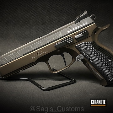 Cerakoted Cz Shadow 2 Finished In H-294 Midnight Bronze