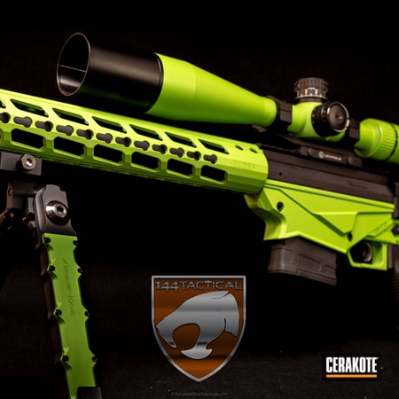 Powder Coating: Two Tone,Zombie Green H-168,Zombie,Tactical Rifle,Ruger