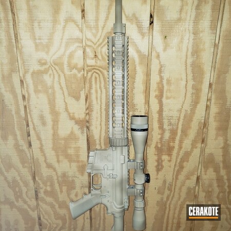 Powder Coating: DESERT SAND H-199,Stag Arms,Custom Camo,Tactical Rifle,Flat Dark Earth H-265