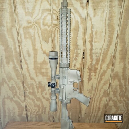 Powder Coating: DESERT SAND H-199,Stag Arms,Custom Camo,Tactical Rifle,Flat Dark Earth H-265
