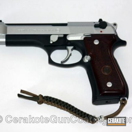 Powder Coating: Graphite Black H-146,Pistol,Beretta,Stainless H-152
