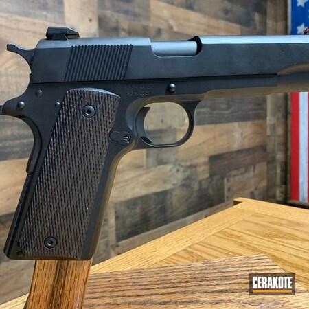 Powder Coating: Graphite Black H-146,1911,Pistol