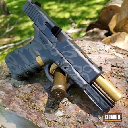 Powder Coating: Glock,Pistol,Gold H-122,Sniper Grey H-234,Tungsten H-237,Kryptek