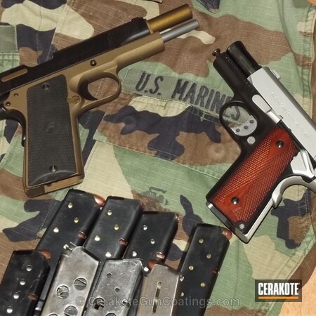 Powder Coating: Graphite Black H-146,1911,Handguns,American Tactical Imports,Satin Mag H-147,Burnt Bronze H-148