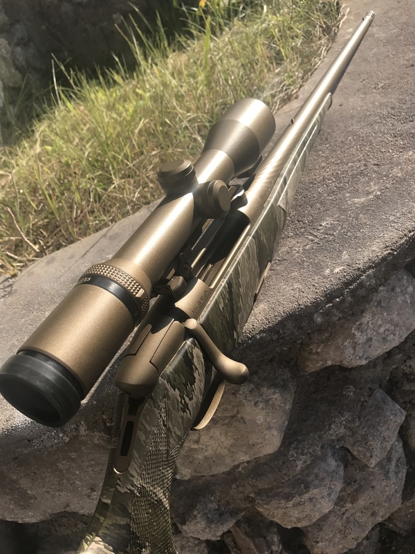 Bolt Action Rifle Scope and Barrel Cerakoted using Burnt Bronze | Cerakote