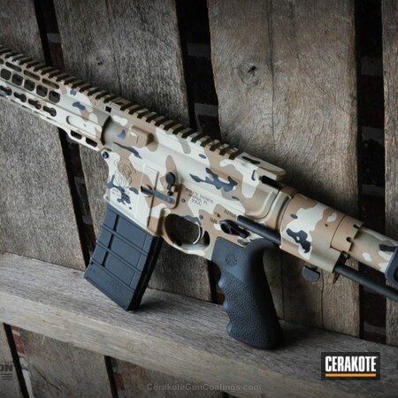 Powder Coating: Graphite Black H-146,FS BROWN SAND H-30372,Spike's Tactical,MultiCam,Tactical Rifle,Flat Dark Earth H-265,TROY® COYOTE TAN H-268