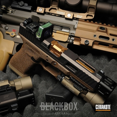Powder Coating: Matching Set,VORTEX® BRONZE C-293,Glock,VORTEX® BRONZE H-293,Pistol,Tactical Rifle,MAGPUL® FLAT DARK EARTH H-267