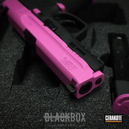 Powder Coating: Smith & Wesson M&P,Smith & Wesson,Two Tone,Snow White H-136,SIG™ PINK H-224,Pistol,Custom Mix