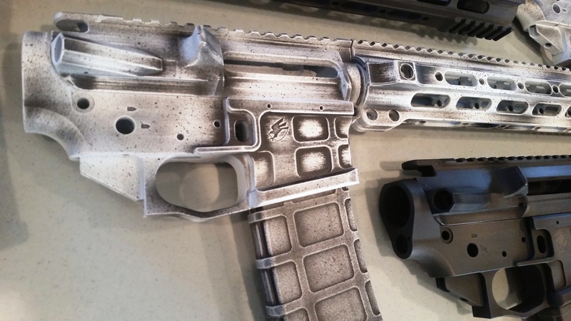 Distressed Rifles Tactical Rifle in a White Distressed Finish by WEB USER | Cerakote