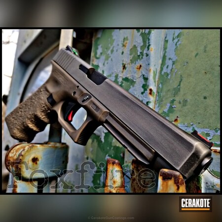 Powder Coating: Graphite Black H-146,Glock,Distressed,Pistol,Burnt Bronze H-148,Titanium H-170