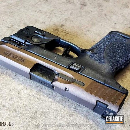 Powder Coating: Smith & Wesson M&P,Midnight Bronze H-294,Smith & Wesson,Pistol