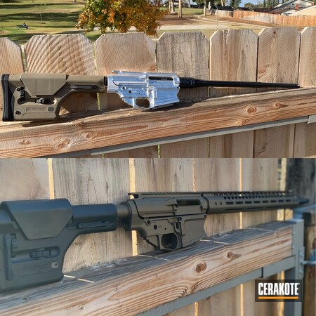 Powder Coating: Graphite Black H-146,MagPul,.308,AR-10,Burnt Bronze H-148,Solid Tone,Rifle