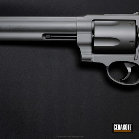 Powder Coating: Graphite Black H-146,Smith & Wesson,Two Tone,Hand Cannon,Revolver,Smith & Wesson 500,SIG™ DARK GREY H-210