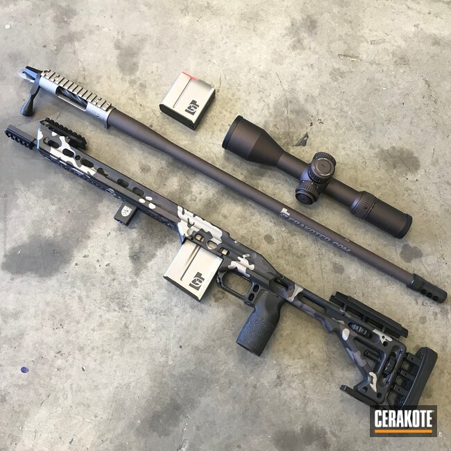 Cerakoted Custom Coated Long Range Gun Parts