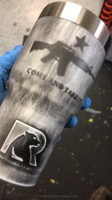 Wrapped Rtec Cups Custom Distressed RTIC Tumbler Cup by Web User | Cerakote