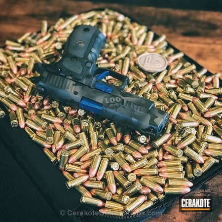 Powder Coating: Graphite Black H-146,Sig Sauer,Handguns,Pistol,MAGPUL® FOLIAGE GREEN H-231,MultiCam,Sig Legion,Camo,Sniper Grey H-234,Sky Blue H-169,MAD Land Camo