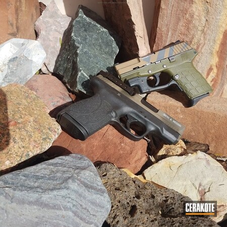 Powder Coating: Smith & Wesson,Pistol,MAGPUL® O.D. GREEN H-232,Sniper Grey H-234,Burnt Bronze H-148,Kel-Tec